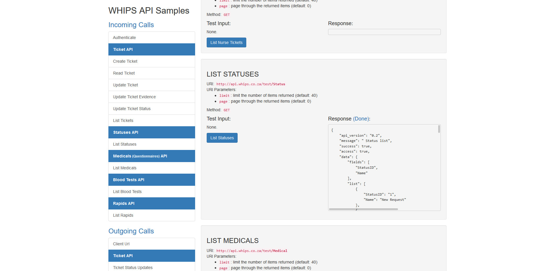 WRAP API Documentation