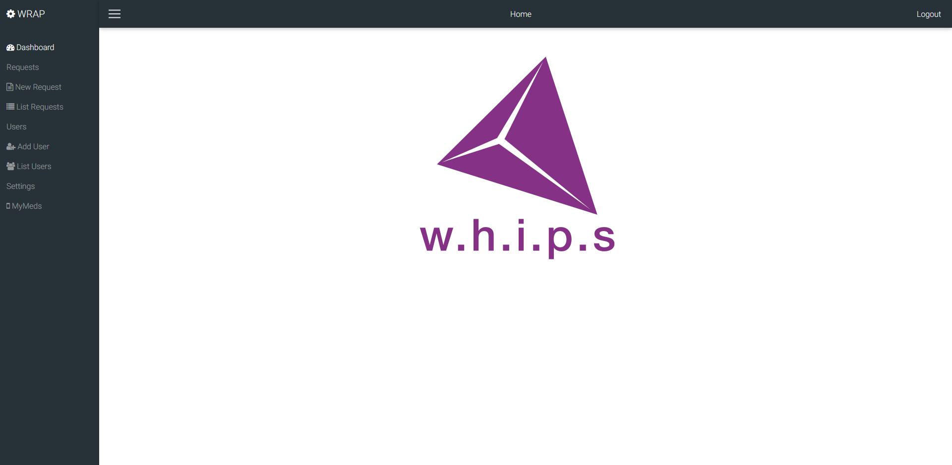 WRAP landing page